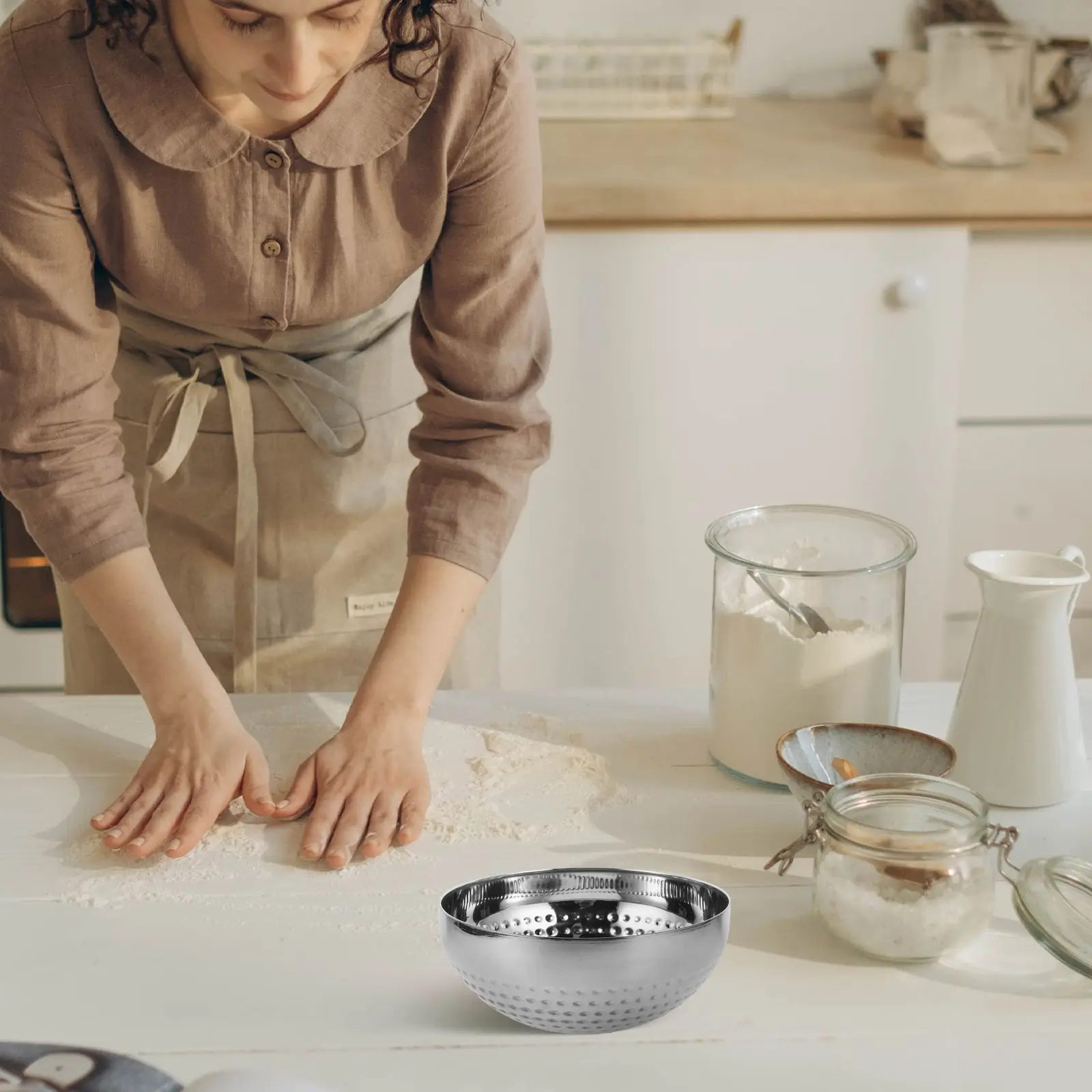 Hammered Salad Bowl Big Mixing Kitchen Baking Decorative Stainless Steel Large Capacity Material Versatile Design
Hammered Salad Bowl Big Mixing Kitchen Baking Decorative Stainless Steel Large Capacity Material Versatile Design