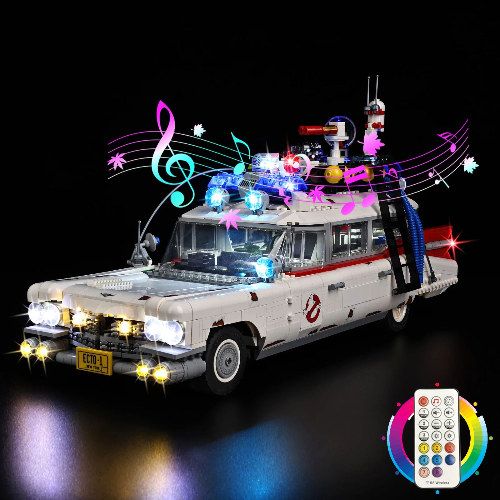 LED Light Kit Suitable for LEGO Ghost Busters ECTO-1 #10274 Building Blocks Not Include Model Bricks
LED Light Kit Suitable for LEGO Ghost Busters ECTO-1 #10274 Building Blocks Not Include Model Bricks