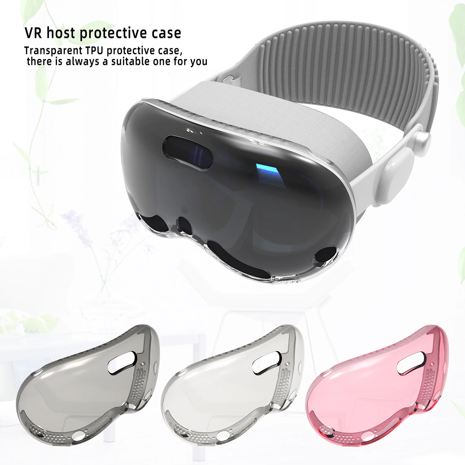 Suitable for Vision Pro Transparent Protective Cover VR Anti Slip Protective Case TPU Cover
Suitable for Vision Pro Transparent Protective Cover VR Anti Slip Protective Case TPU Cover