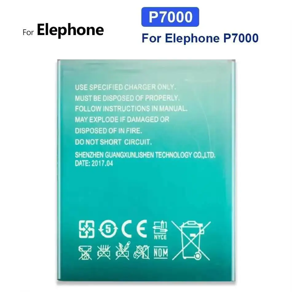 Высокая емкость для аккумулятора мобильного телефона Elephone P7000 Performance 3450 мАч
Высокая емкость для аккумулятора мобильного телефона Elephone P7000 Performance 3450 мАч