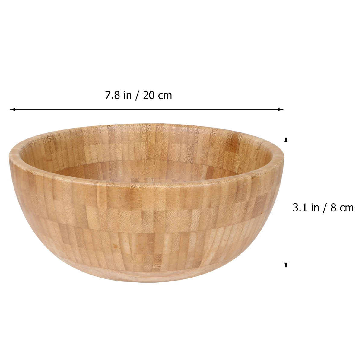Bamboo Dining Bowl Kitchen Home Tableware Food Salad Storage Safe Easy Clean Design Clear Grain Smooth Corner Long Use
Bamboo Dining Bowl Kitchen Home Tableware Food Salad Storage Safe Easy Clean Design Clear Grain Smooth Corner Long Use