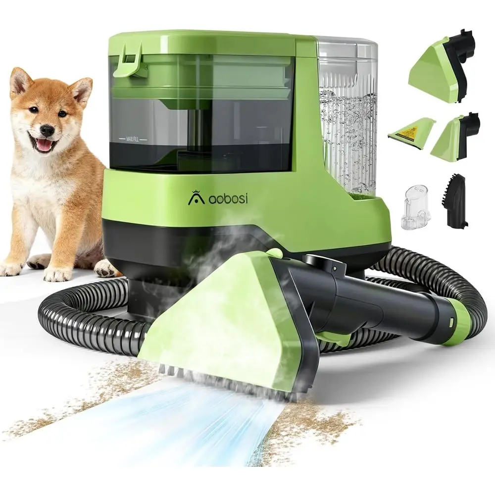 Портативный пароочиститель 17 кПа с голосовыми подсказками, функцией самоочистки, идеально подходит для обивки, автомобилей и лестниц - зеленый
Портативный пароочиститель 17 кПа с голосовыми подсказками, функцией самоочистки, идеально подходит для обивки, автомобилей и лестниц - зеленый