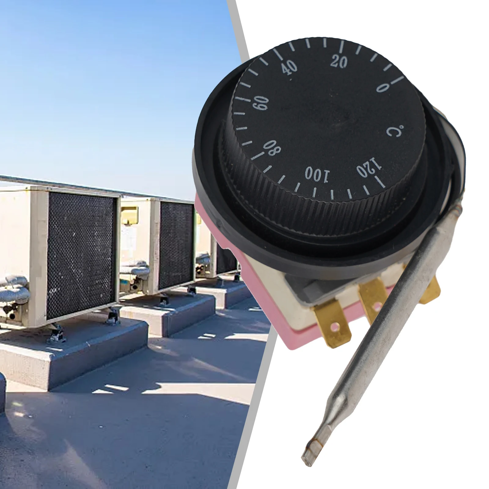 Capillary Thermostat For Electrical Device Knob Temperature Mechanical Switch Capillary Thermostat Controller
Capillary Thermostat For Electrical Device Knob Temperature Mechanical Switch Capillary Thermostat Controller