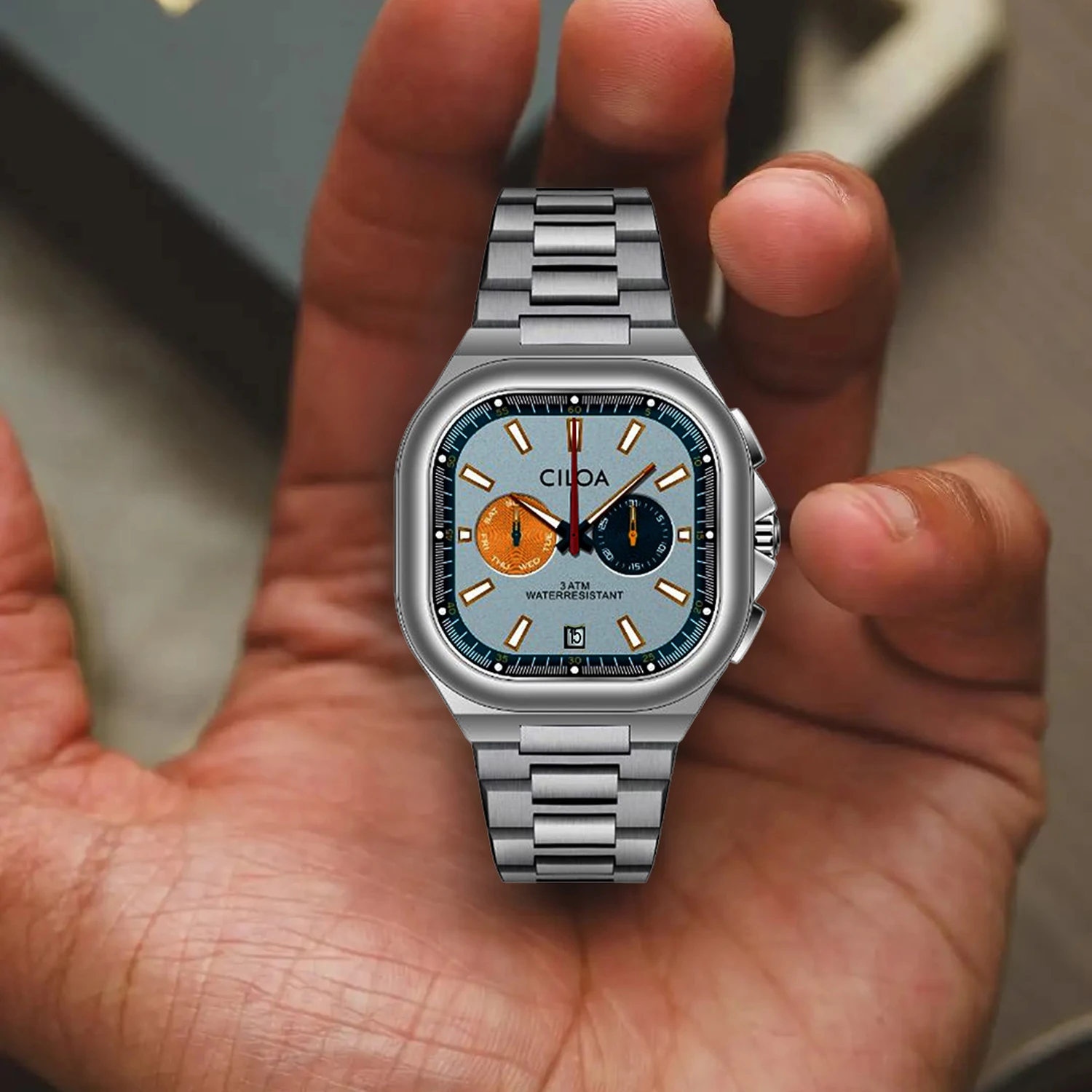 CILOA 2025 новые мужские квадратные спортивные повседневные модные водонепроницаемые кварцевые часы в индустриальном стиле
CILOA 2025 новые мужские квадратные спортивные повседневные модные водонепроницаемые кварцевые часы в индустриальном стиле