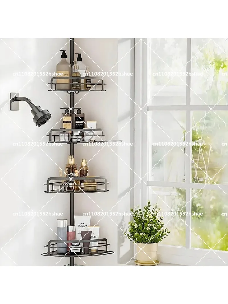 Adjustable 4-Layer Floor-to-Ceiling Bath Rack Metal Corner Shower Organizer for Bathroom Storage
Adjustable 4-Layer Floor-to-Ceiling Bath Rack Metal Corner Shower Organizer for Bathroom Storage