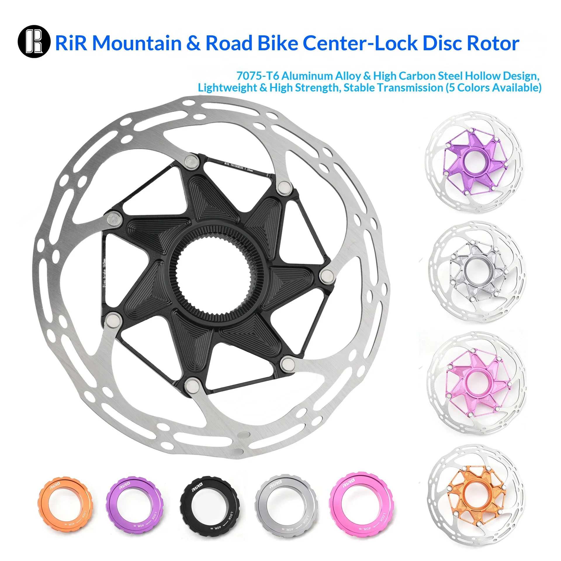 Riro Center Lock Bicycle Brake Rotor 140mm 160mm Floating Ultra Light High Strength Heat Dissipation For Mountain Road Bicycle
Riro Center Lock Bicycle Brake Rotor 140mm 160mm Floating Ultra Light High Strength Heat Dissipation For Mountain Road Bicycle