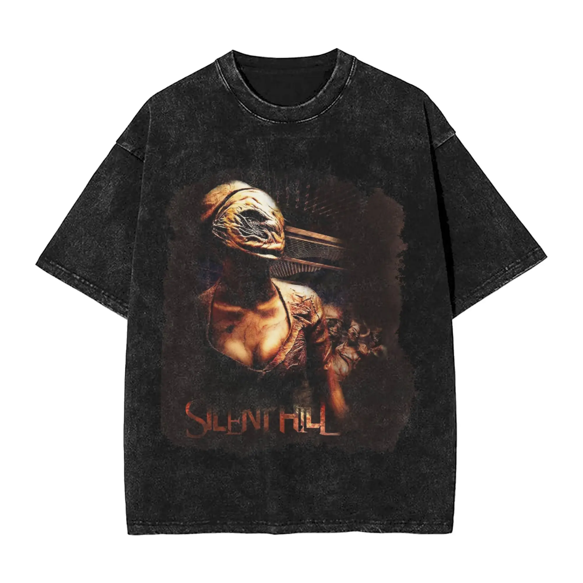 Cool Silent Hill Survival Horror T-Shirt Men Round Neck Cotton Washed T Shirt Short Sleeve Tee Shirt Birthday Present Clothes
Cool Silent Hill Survival Horror T-Shirt Men Round Neck Cotton Washed T Shirt Short Sleeve Tee Shirt Birthday Present Clothes