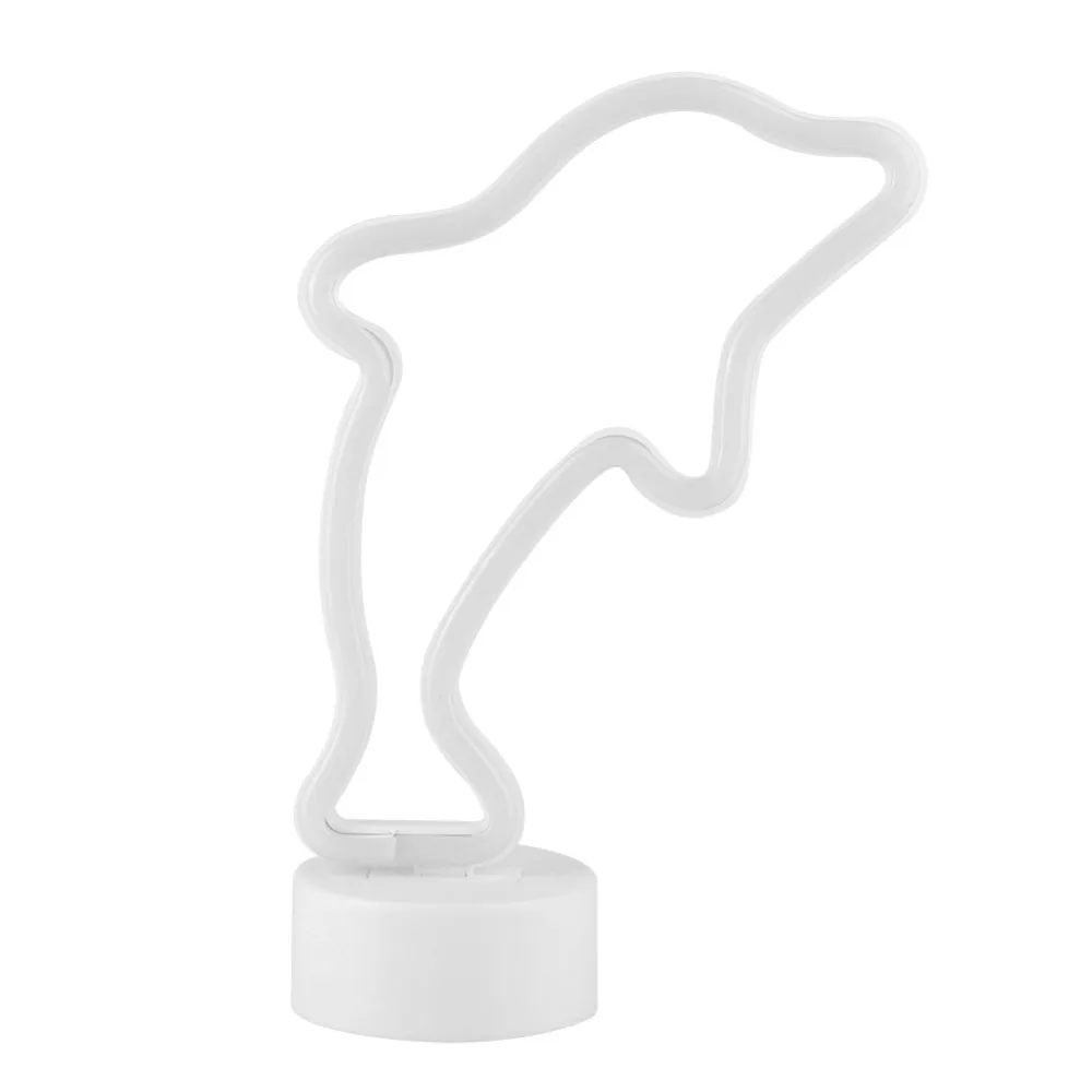 Small Dolphin Shaped Neon Light Battery Powered Blue Light LED Neon Light with Base Neon Sign Bedroom
Small Dolphin Shaped Neon Light Battery Powered Blue Light LED Neon Light with Base Neon Sign Bedroom