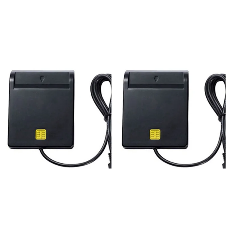 ABKQ-2X USB Smart Card Reader Atm Bank Tax Declaration Ic Card ID Card Smart Card Reader(Black)
ABKQ-2X USB Smart Card Reader Atm Bank Tax Declaration Ic Card ID Card Smart Card Reader(Black)