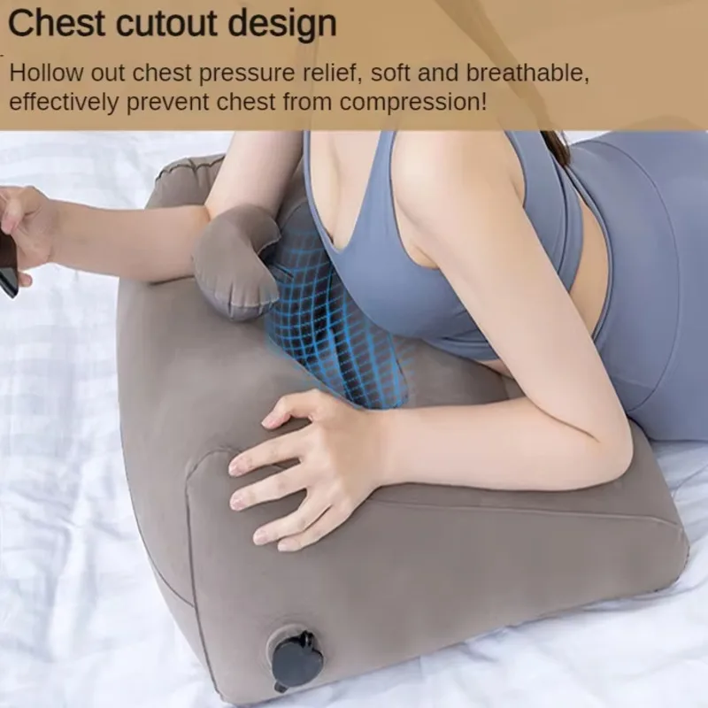 Portable Home Travel Inflatable Pillow Rebound Hollow Design Face Down Pillow Headrest Neck Back Protection
Portable Home Travel Inflatable Pillow Rebound Hollow Design Face Down Pillow Headrest Neck Back Protection