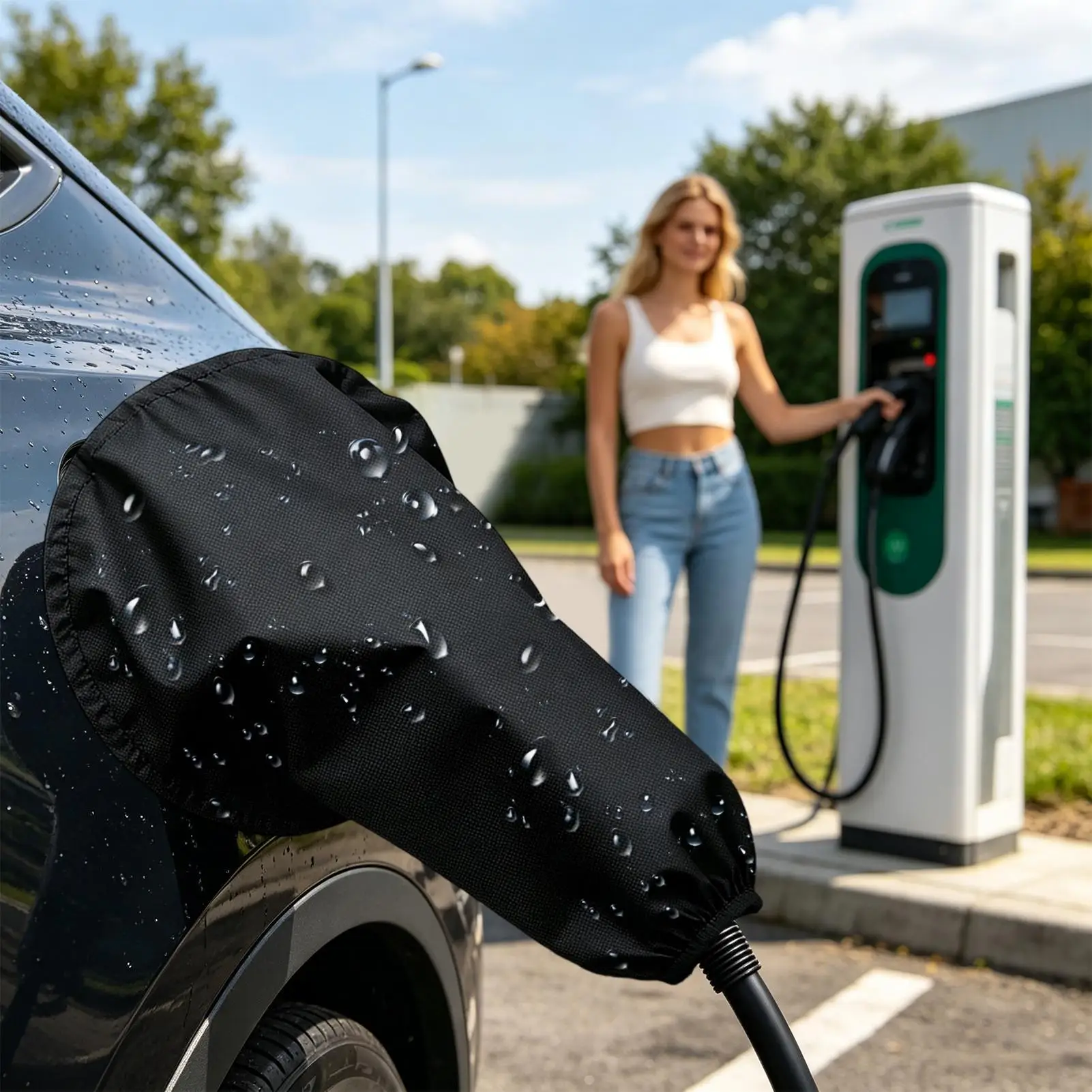 EV Charger Port Cover Magnetic Waterproof Dustproof Car Charger Port Rain Cover for Road Trip Outing Traveling Camping Outdoor
EV Charger Port Cover Magnetic Waterproof Dustproof Car Charger Port Rain Cover for Road Trip Outing Traveling Camping Outdoor