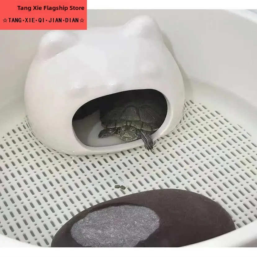 Tortoise Sleeping Cool down Ceramic Nest Pet Shelter Decorative House for Medium Fish Tank Half Water Turtles Chinese Style
Tortoise Sleeping Cool down Ceramic Nest Pet Shelter Decorative House for Medium Fish Tank Half Water Turtles Chinese Style