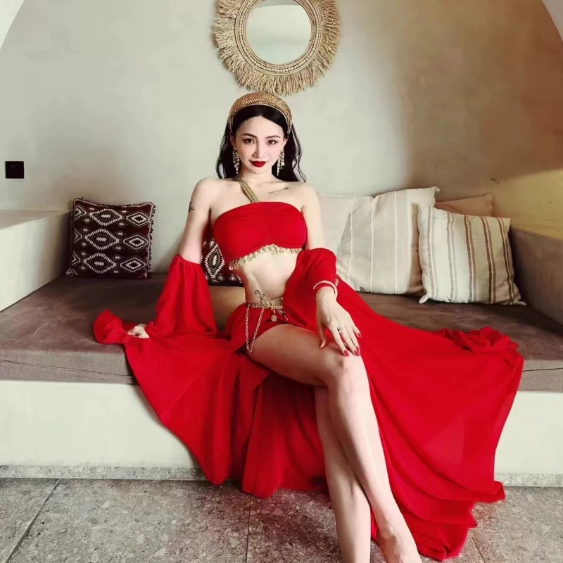 2026 New Belly Dance Performance Costume Retro Flapper Era Set Oriental Dance Performance Skirt
2026 New Belly Dance Performance Costume Retro Flapper Era Set Oriental Dance Performance Skirt