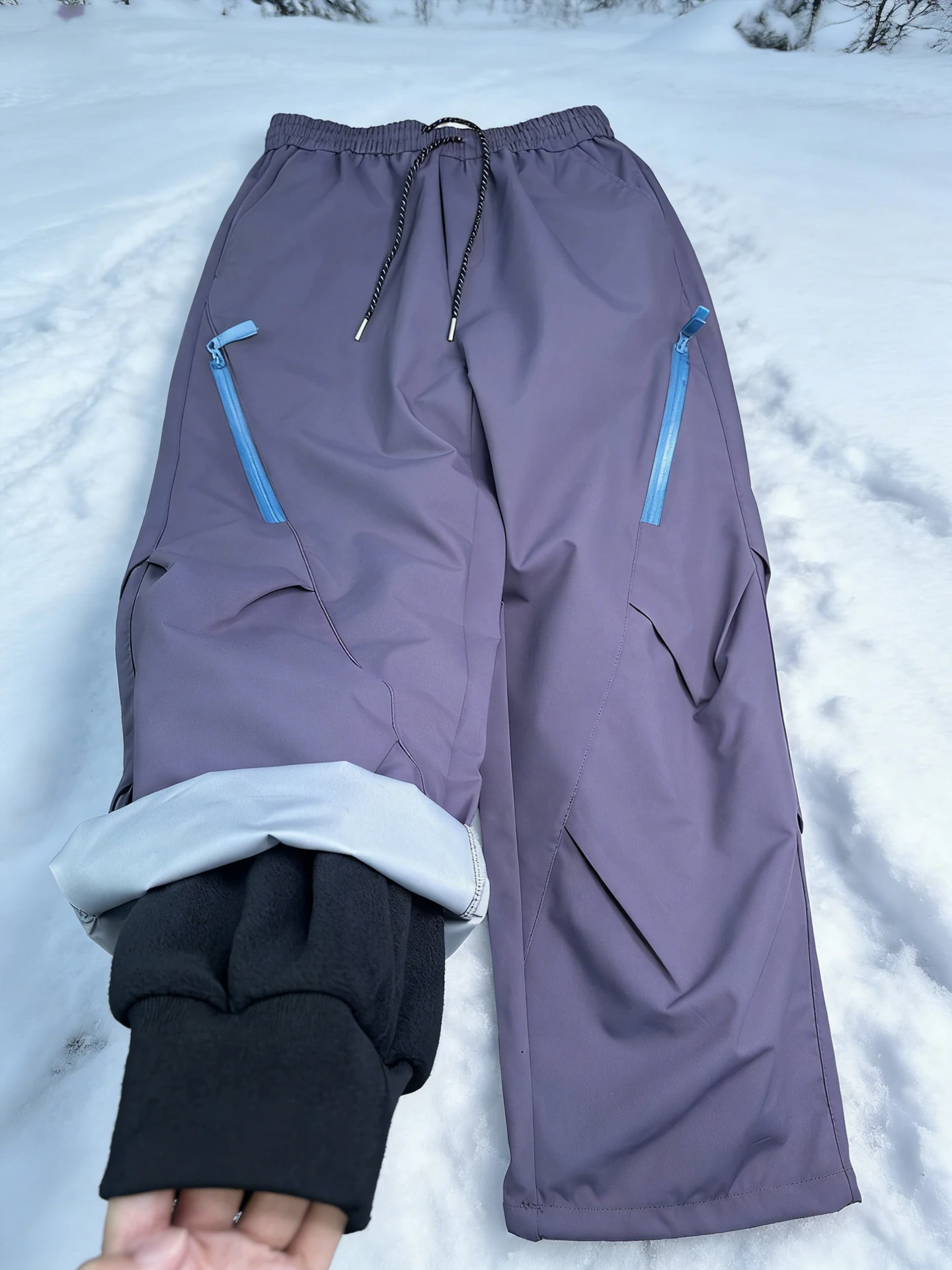 Мужские зимние уличные рабочие брюки 3-в-1 фиолетового цвета со съемными элементами, на флисовой подкладке, ветрозащитные, теплые, прямого кроя
Мужские зимние уличные рабочие брюки 3-в-1 фиолетового цвета со съемными элементами, на флисовой подкладке, ветрозащитные, теплые, прямого кроя