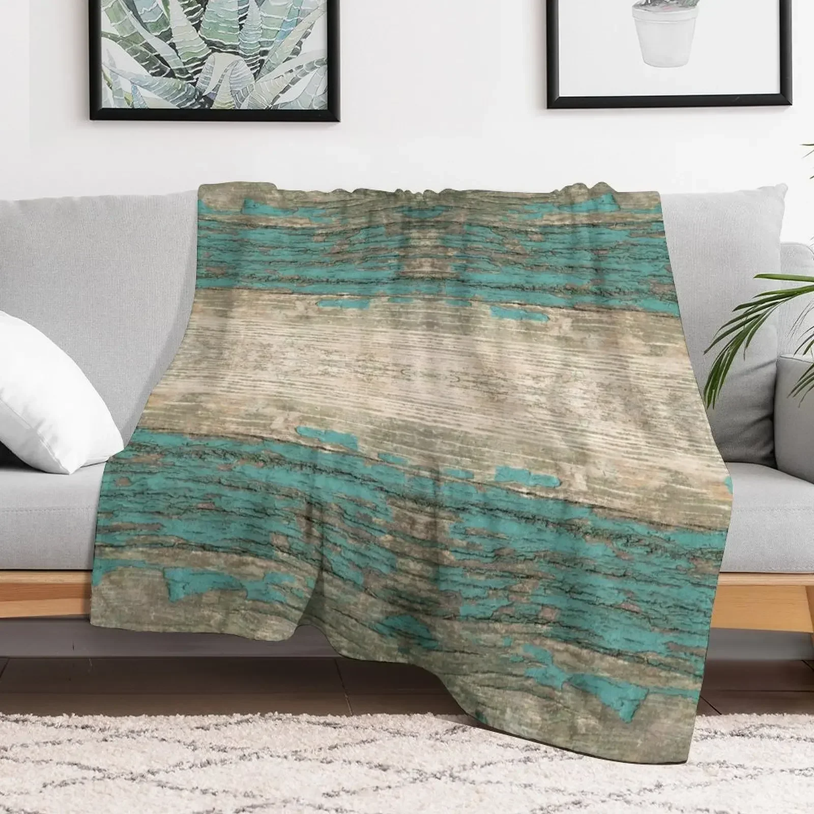 Rustic Wood - Weathered Wooden Plank - Beautiful knotty wood weathered turquoise paint Throw Blanket Thin Flannels Blankets
Rustic Wood - Weathered Wooden Plank - Beautiful knotty wood weathered turquoise paint Throw Blanket Thin Flannels Blankets