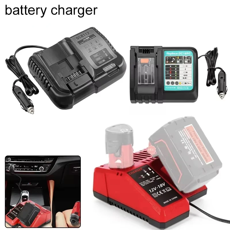 For Dewalt/Makita/Milwaukee12V18V Battery Mini Cigarette Lighter Plug Car Charger with Cigarette Lighter Plug Rapid Charger
For Dewalt/Makita/Milwaukee12V18V Battery Mini Cigarette Lighter Plug Car Charger with Cigarette Lighter Plug Rapid Charger