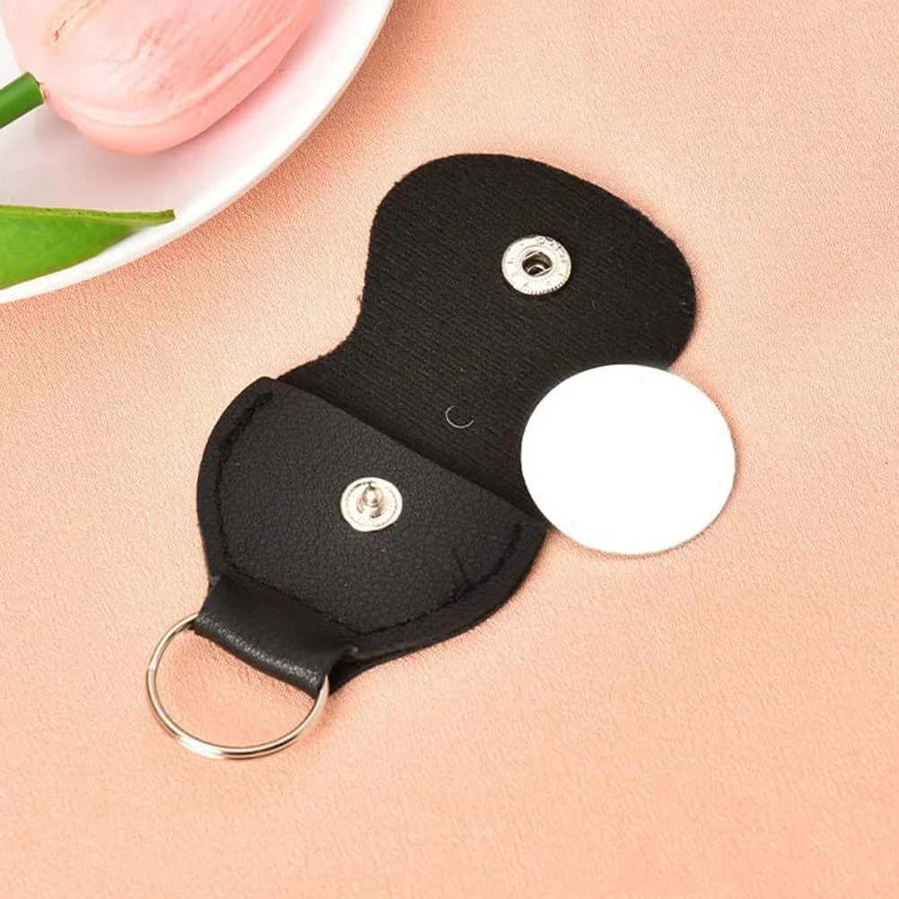 6 Pcs Guitar Pick Case Plectrum Holder Picks Bag Protective Storage Keyring Black 
6 Pcs Guitar Pick Case Plectrum Holder Picks Bag Protective Storage Keyring Black