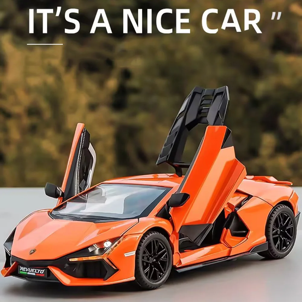 1/24 Revuelto SVJ63 Cars Model Toys Alloy Diecasting Sports Car Sound Light Pull Back Door Opened Model Festival Gift Decoration
1/24 Revuelto SVJ63 Cars Model Toys Alloy Diecasting Sports Car Sound Light Pull Back Door Opened Model Festival Gift Decoration