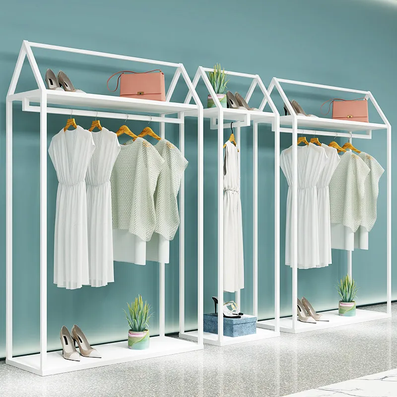 Clothing store display rack floor standing women's clothing store dedicated display rack
Clothing store display rack floor standing women's clothing store dedicated display rack