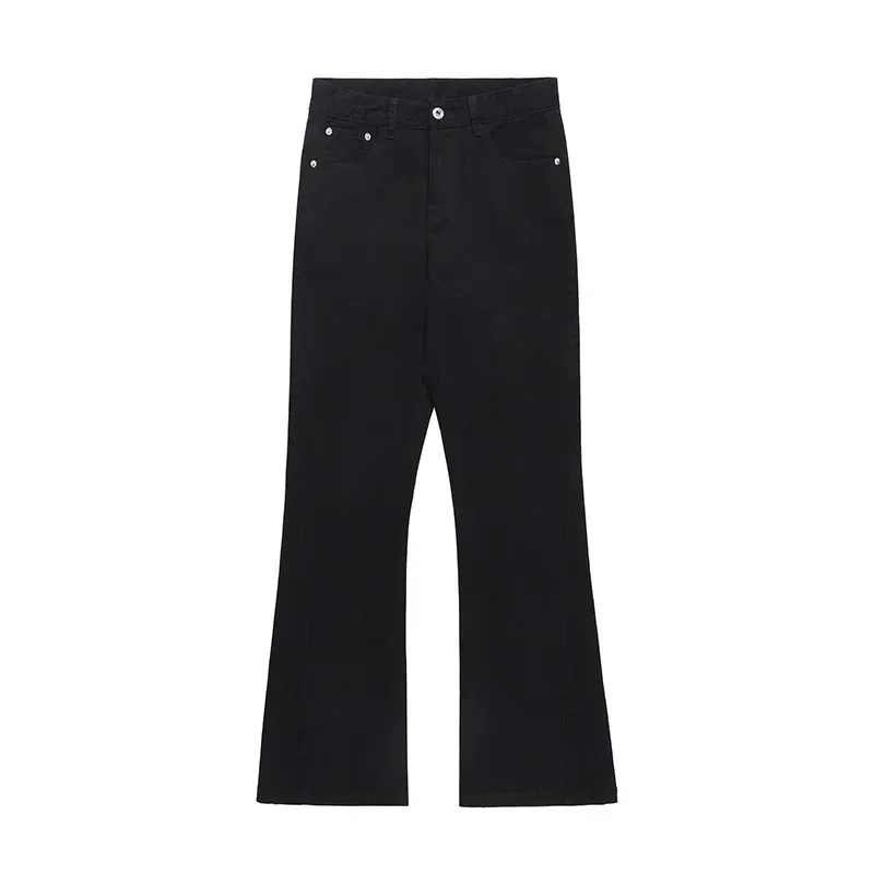Men's American-style Solid-color Micro-flared Jeans with A Sense of Luxury, Hip-hop and Casual, Loose Long Pants.
Men's American-style Solid-color Micro-flared Jeans with A Sense of Luxury, Hip-hop and Casual, Loose Long Pants.