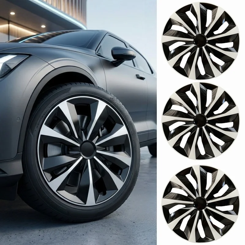 4pcs 14 Inch Universal Car Wheel Hubcaps Black Silver Auto Rim Covers Protective Wheelskins Shell Styling Refitting Accessories
4pcs 14 Inch Universal Car Wheel Hubcaps Black Silver Auto Rim Covers Protective Wheelskins Shell Styling Refitting Accessories