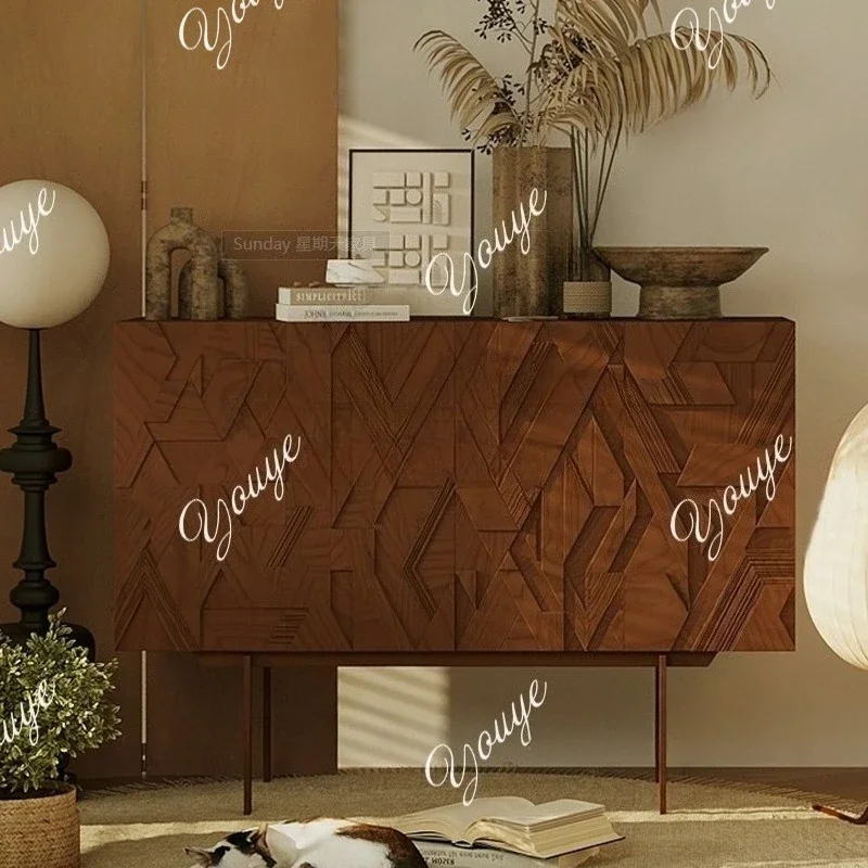 J Medieval Style Hand-carved Solid Wood Dining Side Cabinet Wabi Wind Creative Locker Log Furniture Designer
J Medieval Style Hand-carved Solid Wood Dining Side Cabinet Wabi Wind Creative Locker Log Furniture Designer