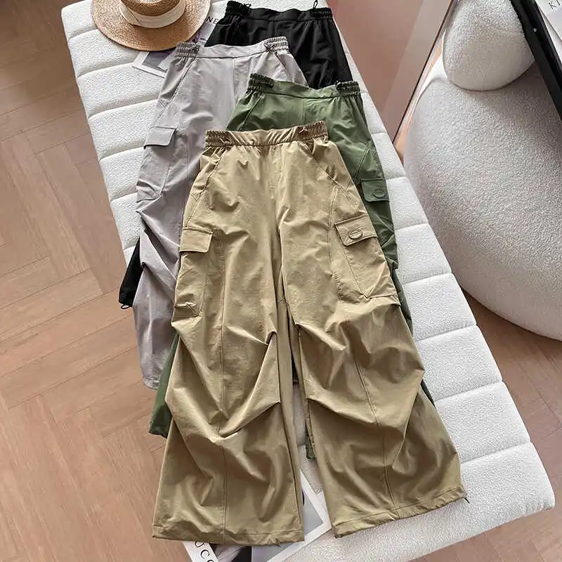 Fashion casual girdle feet women dress pants solid color outdoor waterproof wide-leg pants casual moped pants
Fashion casual girdle feet women dress pants solid color outdoor waterproof wide-leg pants casual moped pants