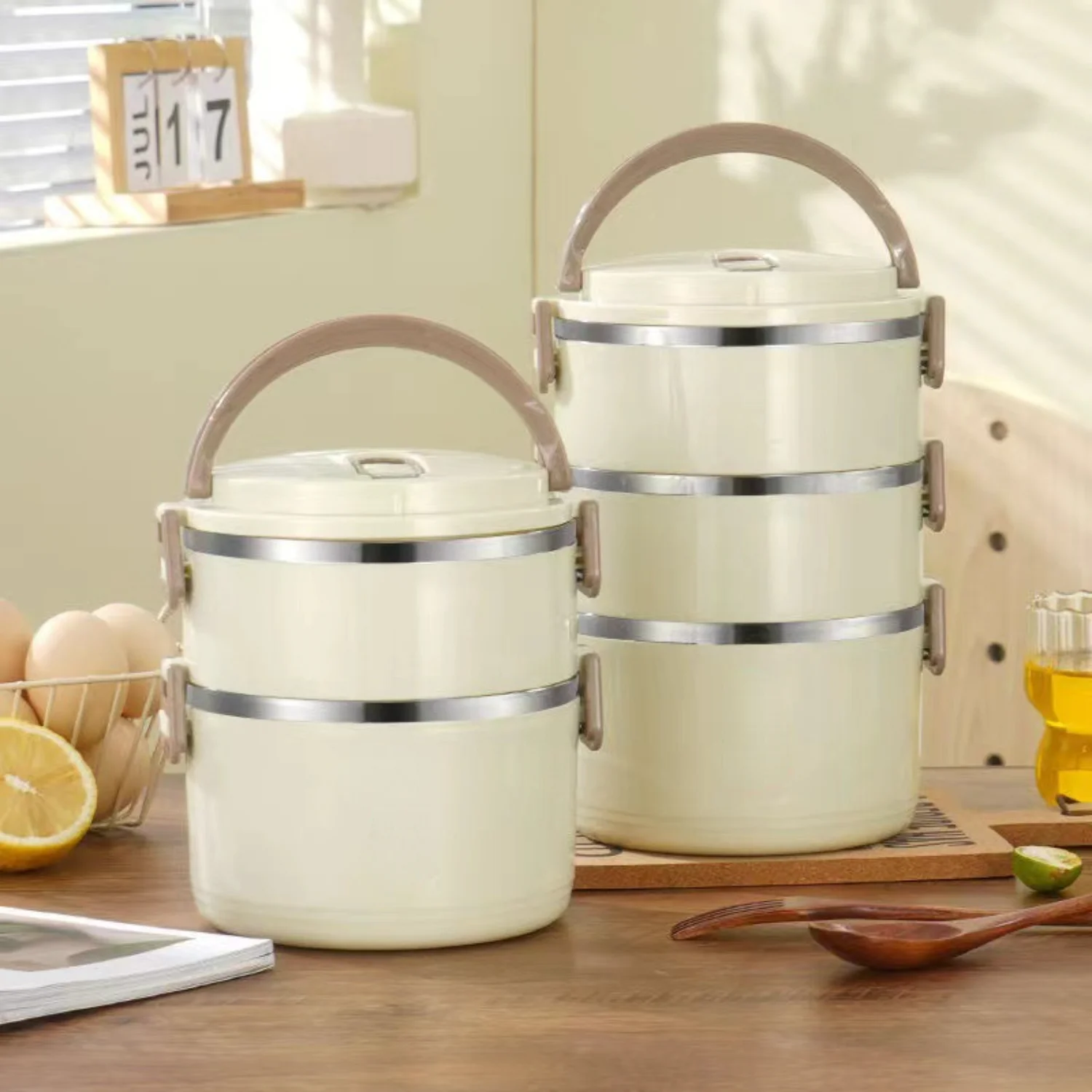 Large Capacity Stainless Steel Insulated Lunch Box - Double & Triple Layer Design - Ideal for Back-to-School & Office
Large Capacity Stainless Steel Insulated Lunch Box - Double & Triple Layer Design - Ideal for Back-to-School & Office