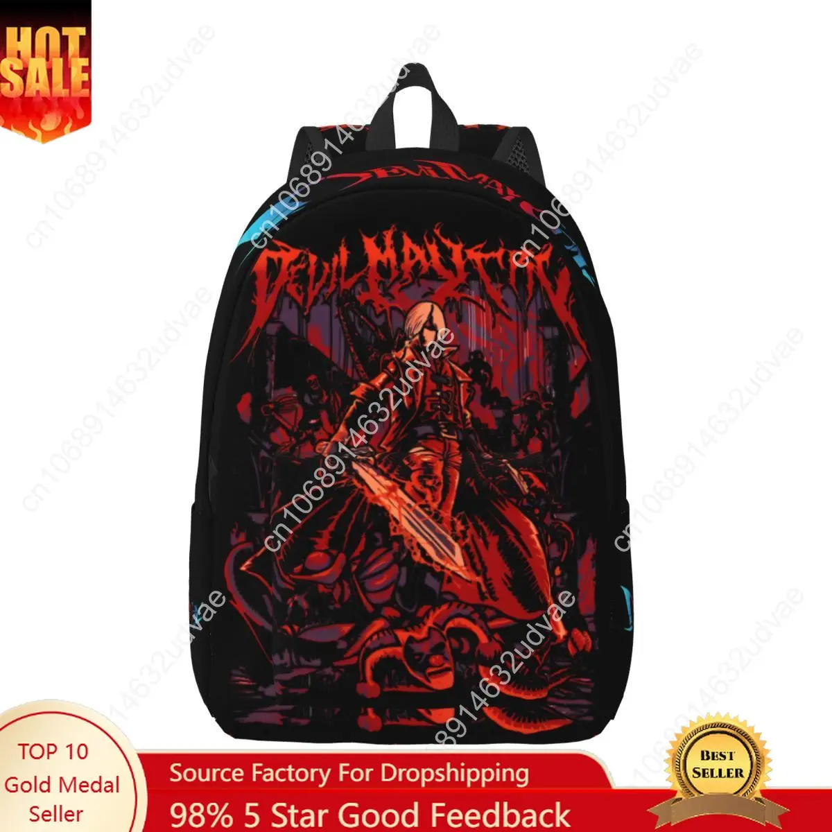 Devils Action Game Casual May Cry Backpack Outdoor Student Business PC Gaming DMC Daypack for Men Women Laptop Canvas Bags
Devils Action Game Casual May Cry Backpack Outdoor Student Business PC Gaming DMC Daypack for Men Women Laptop Canvas Bags