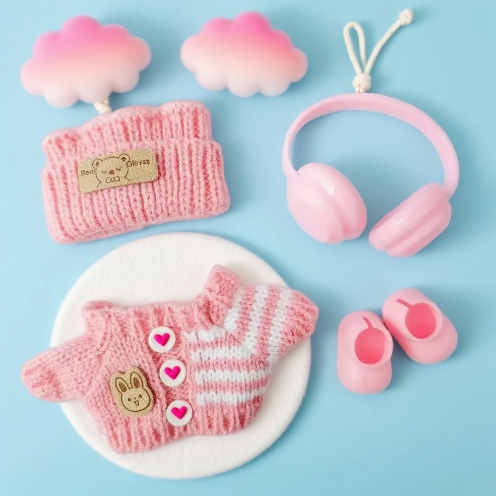 Для 17 см плюшевые куклы Labubu II, мини-модный милый комбинезон, платье, комплект одежды, наряд, аксессуары для кукол, одежда, подарок
Для 17 см плюшевые куклы Labubu II, мини-модный милый комбинезон, платье, комплект одежды, наряд, аксессуары для кукол, одежда, подарок