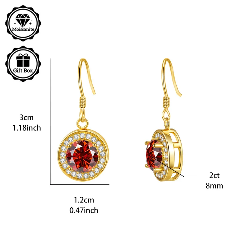 Ювелирные изделия LAMVOICE / из муассанита для женщин / серьги с крючком из стерлингового серебра S925, рождественский подарок, высококачественные ювелирные изделия
Ювелирные изделия LAMVOICE / из муассанита для женщин / серьги с крючком из стерлингового серебра S925, рождественский подарок, высококачественные ювелирные изделия