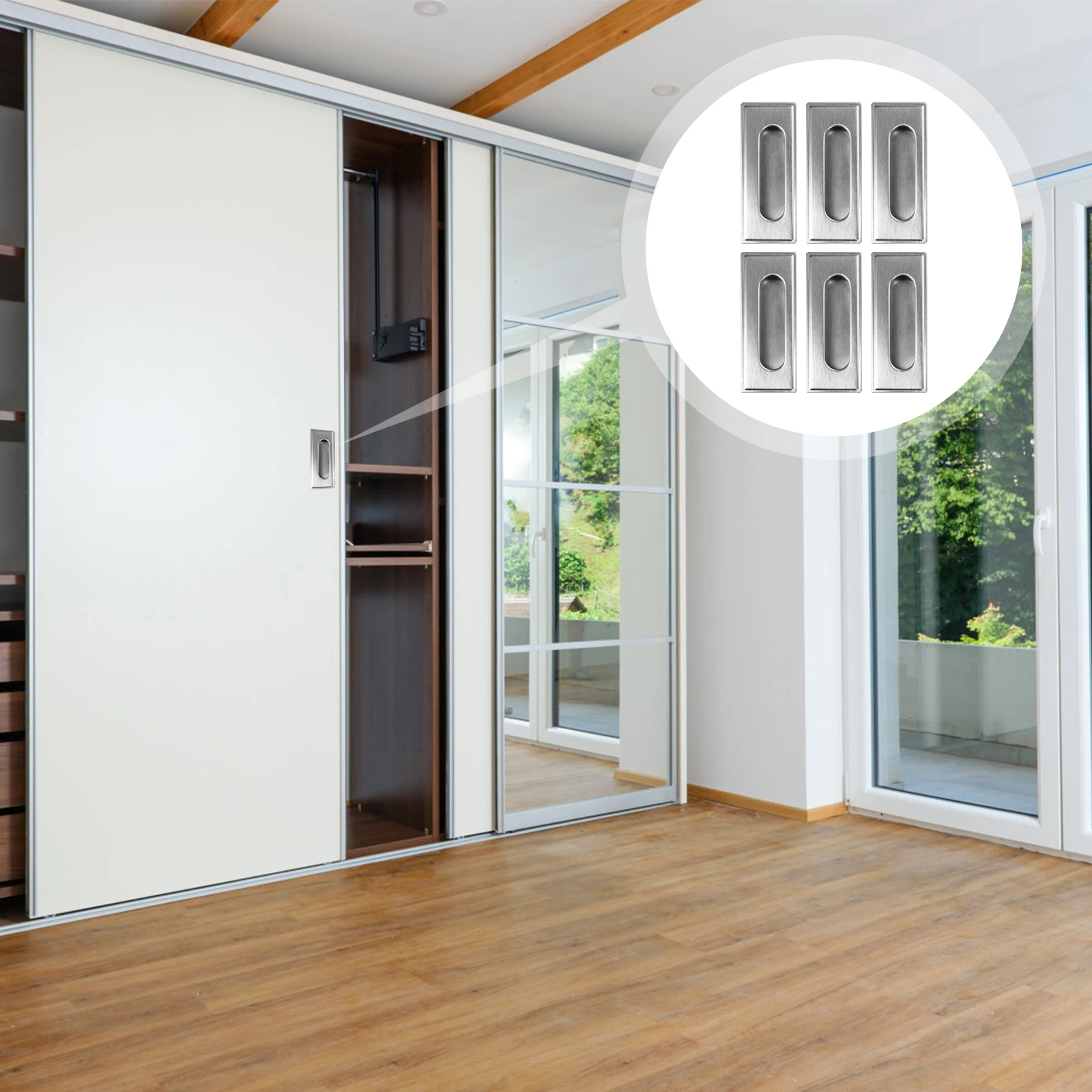 6 Pcs Cabinet Door Handle Invisible Handles Interior Wardrobe Home Hidden Cabinets
6 Pcs Cabinet Door Handle Invisible Handles Interior Wardrobe Home Hidden Cabinets