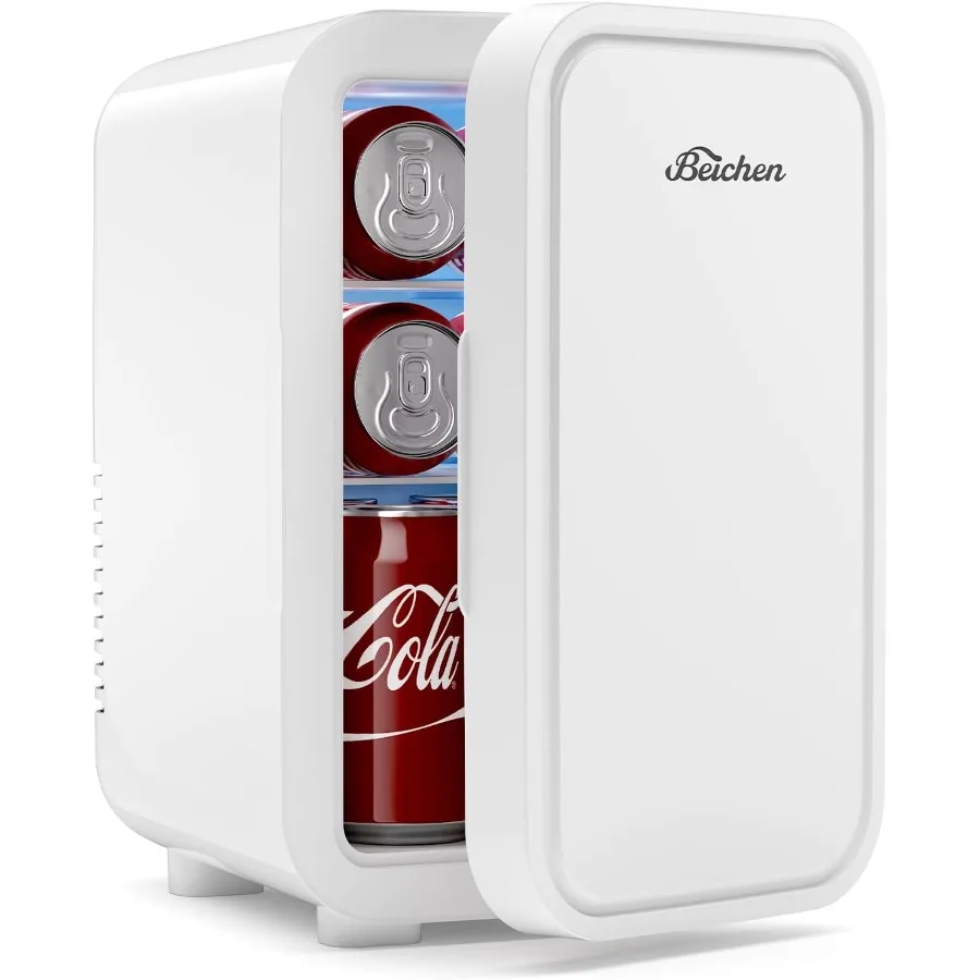 Mini Fridge 6 Liter 8 Can Small Fridge for Bedroom Car Office Dorm 110V AC DC Portable Thermoelectric Cooler Warmer for Skincar
Mini Fridge 6 Liter 8 Can Small Fridge for Bedroom Car Office Dorm 110V AC DC Portable Thermoelectric Cooler Warmer for Skincar