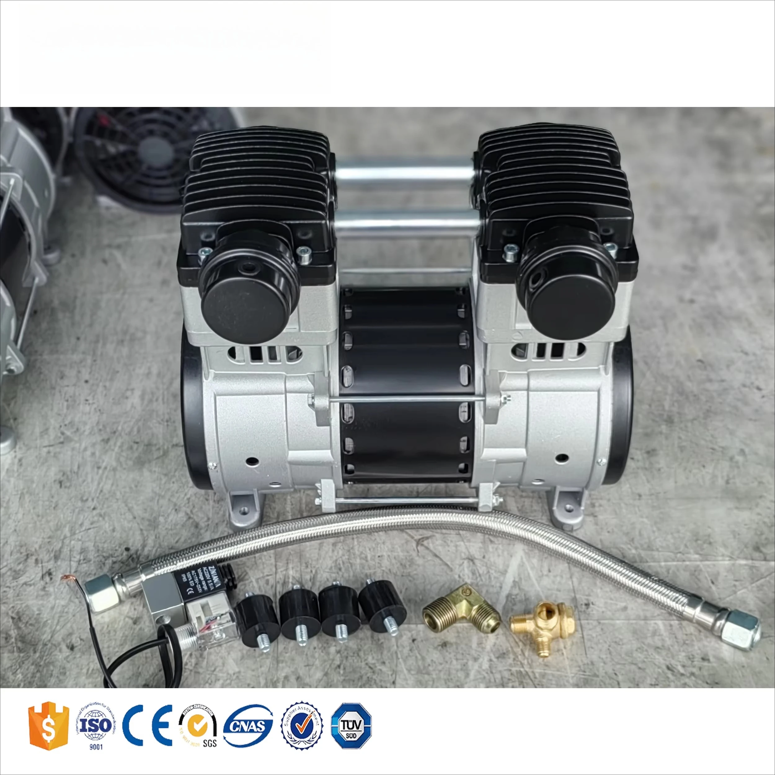 Industrial Grade Oil-free Vacuum Pump Negative Pressure High Vacuum Silent Suction Pump
Industrial Grade Oil-free Vacuum Pump Negative Pressure High Vacuum Silent Suction Pump
