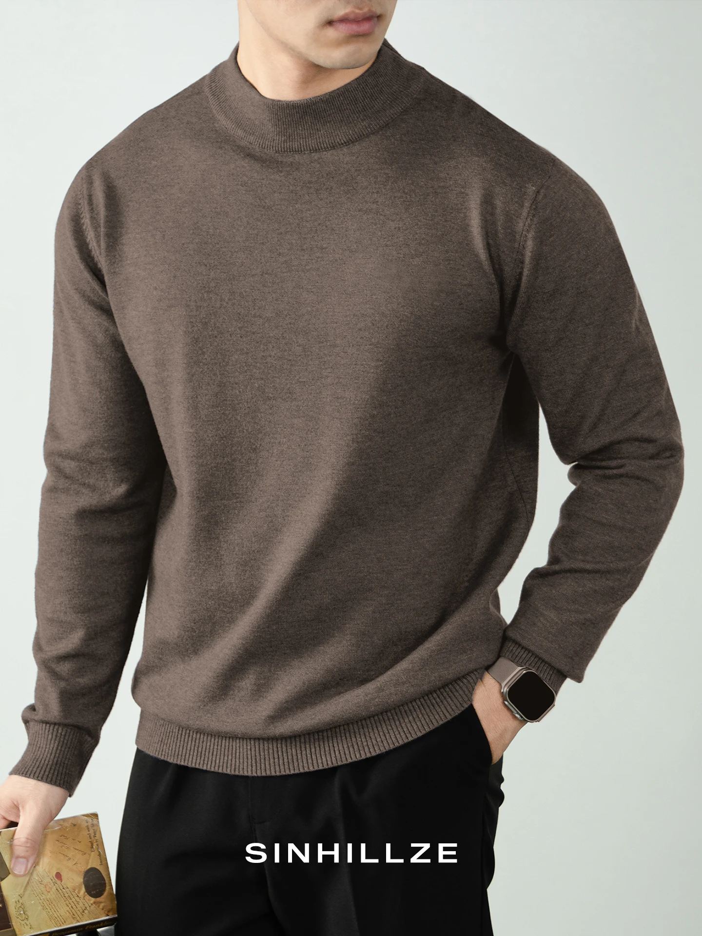 Warm Mid-Ne Knitted Sweater for Men Autumn Winter hine Waable Anti-Ball New 2025 Thiened Base Layer irt
Warm Mid-Ne Knitted Sweater for Men Autumn Winter hine Waable Anti-Ball New 2025 Thiened Base Layer irt
