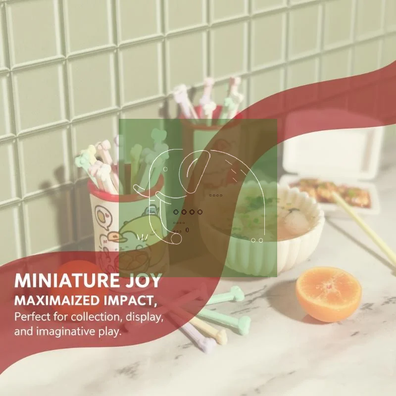 Dollhouse Accessories 3D Kawaii Mini Chopsticks Set Simulation Kitchen Decoration 1:12 Scale Miniature Props Home Decor Kit Gift
Dollhouse Accessories 3D Kawaii Mini Chopsticks Set Simulation Kitchen Decoration 1:12 Scale Miniature Props Home Decor Kit Gift