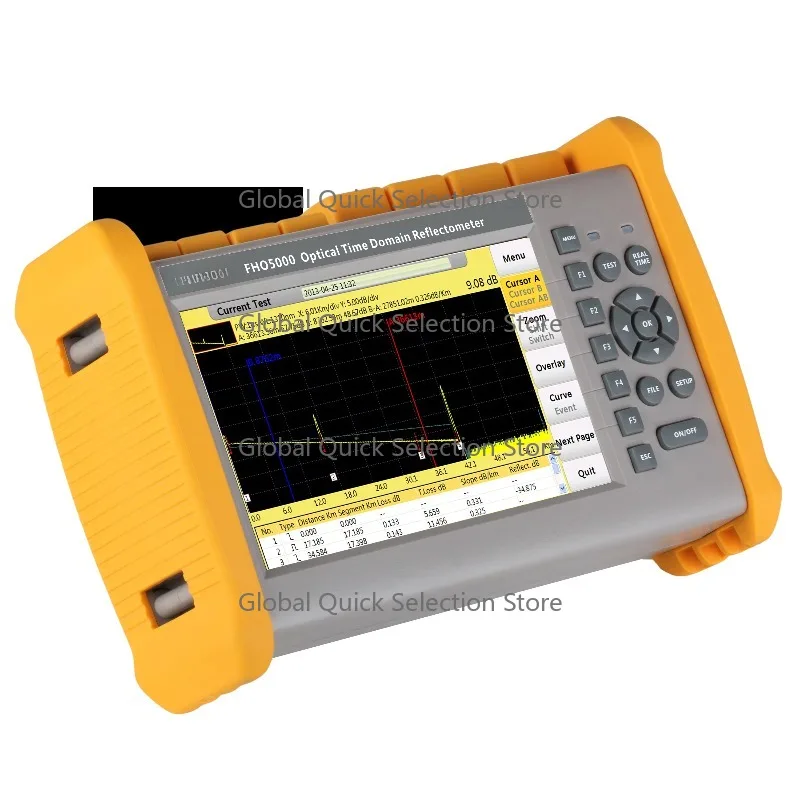 26/24dB Optical Fiber Reflectometer Communication Maintenance Tool
26/24dB Optical Fiber Reflectometer Communication Maintenance Tool