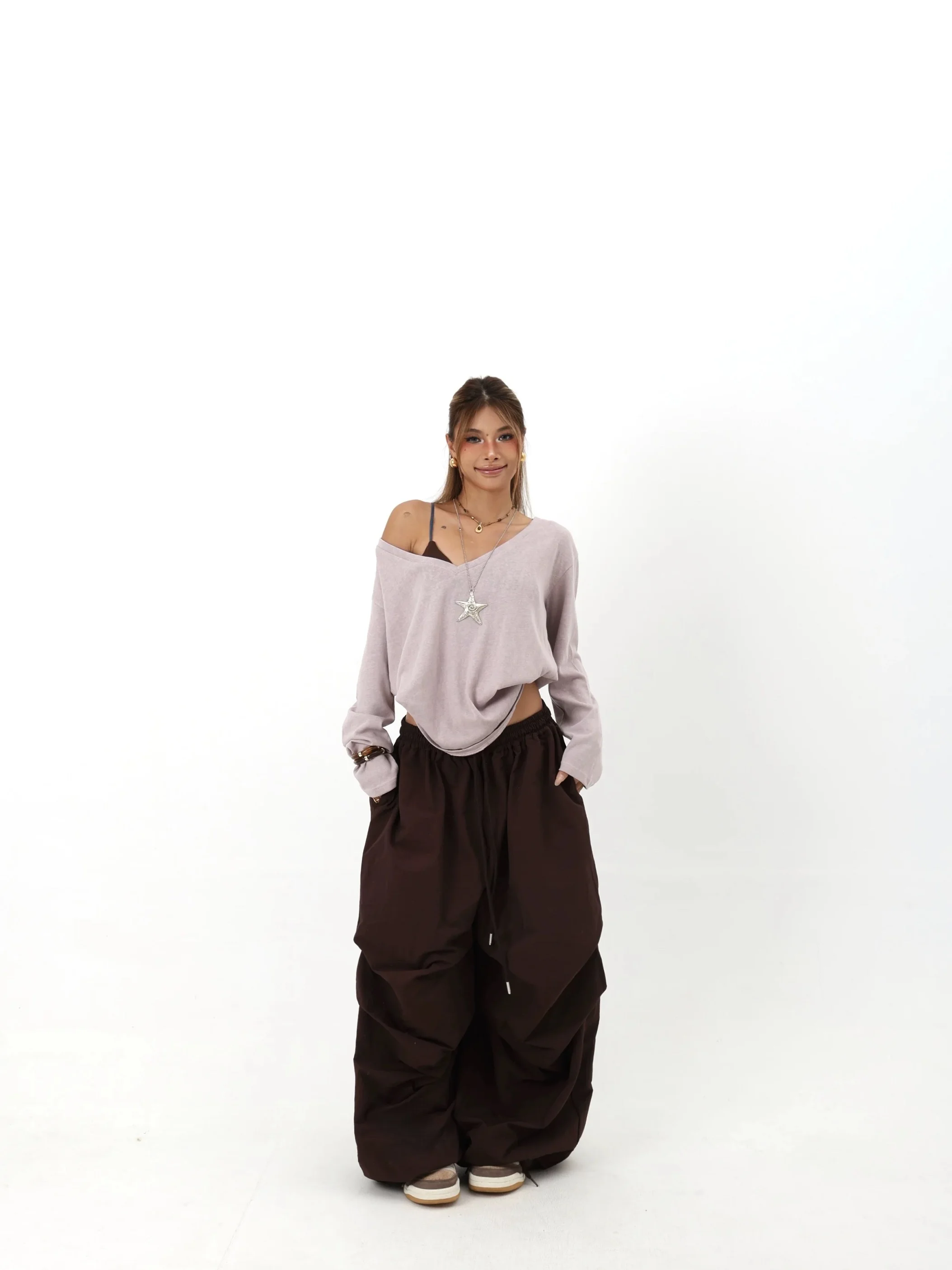 American Retro Dance Wide Leg Pants Women's Jazz Casual Drawstring Trousers Street Style High Waist Cotton Workwear Trousers
American Retro Dance Wide Leg Pants Women's Jazz Casual Drawstring Trousers Street Style High Waist Cotton Workwear Trousers