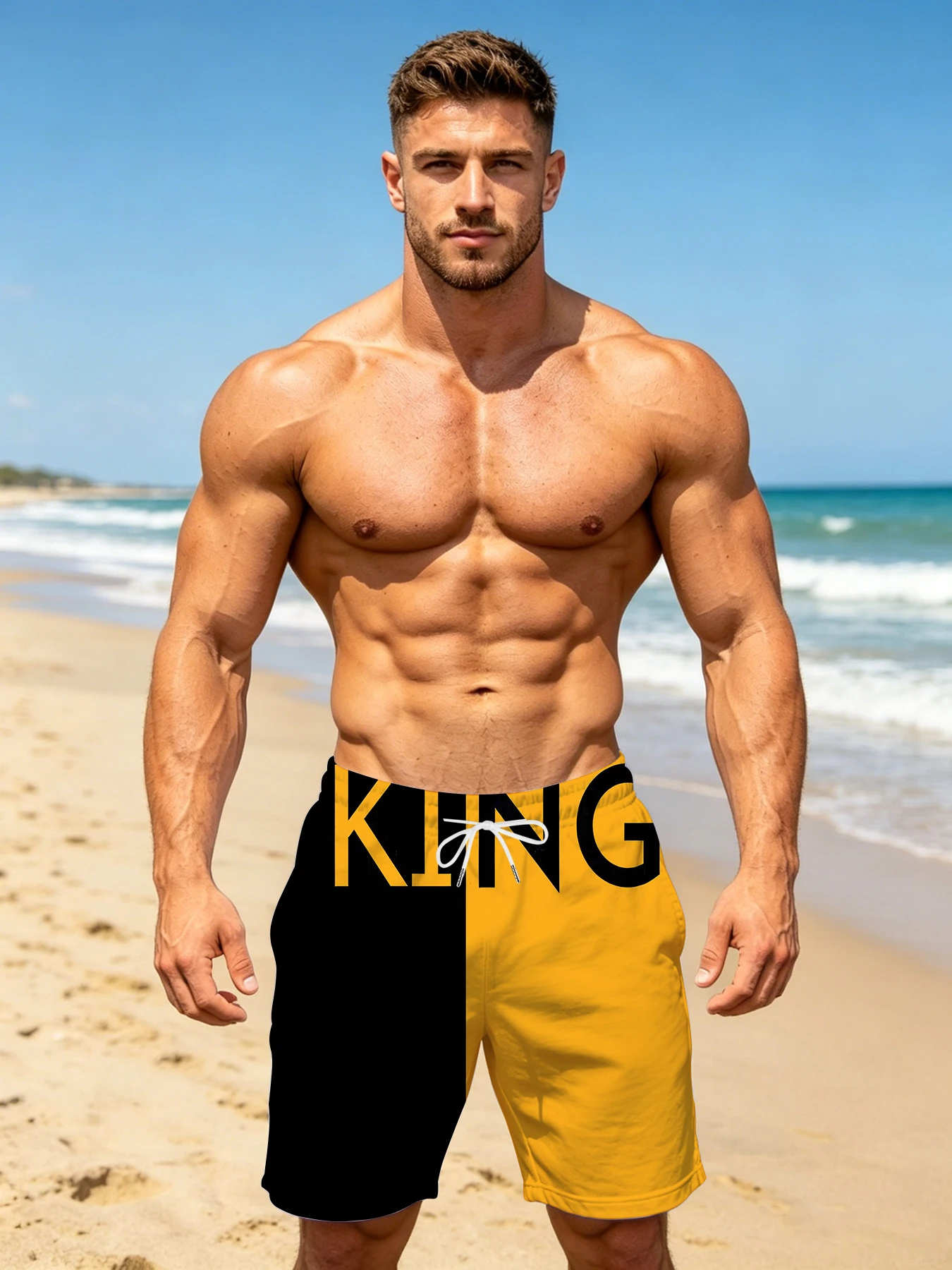 Men's Festival Beach Pants Quick Dry Loose Swim Trunks Colorful Print Board Shorts for Music Festival Party
Men's Festival Beach Pants Quick Dry Loose Swim Trunks Colorful Print Board Shorts for Music Festival Party