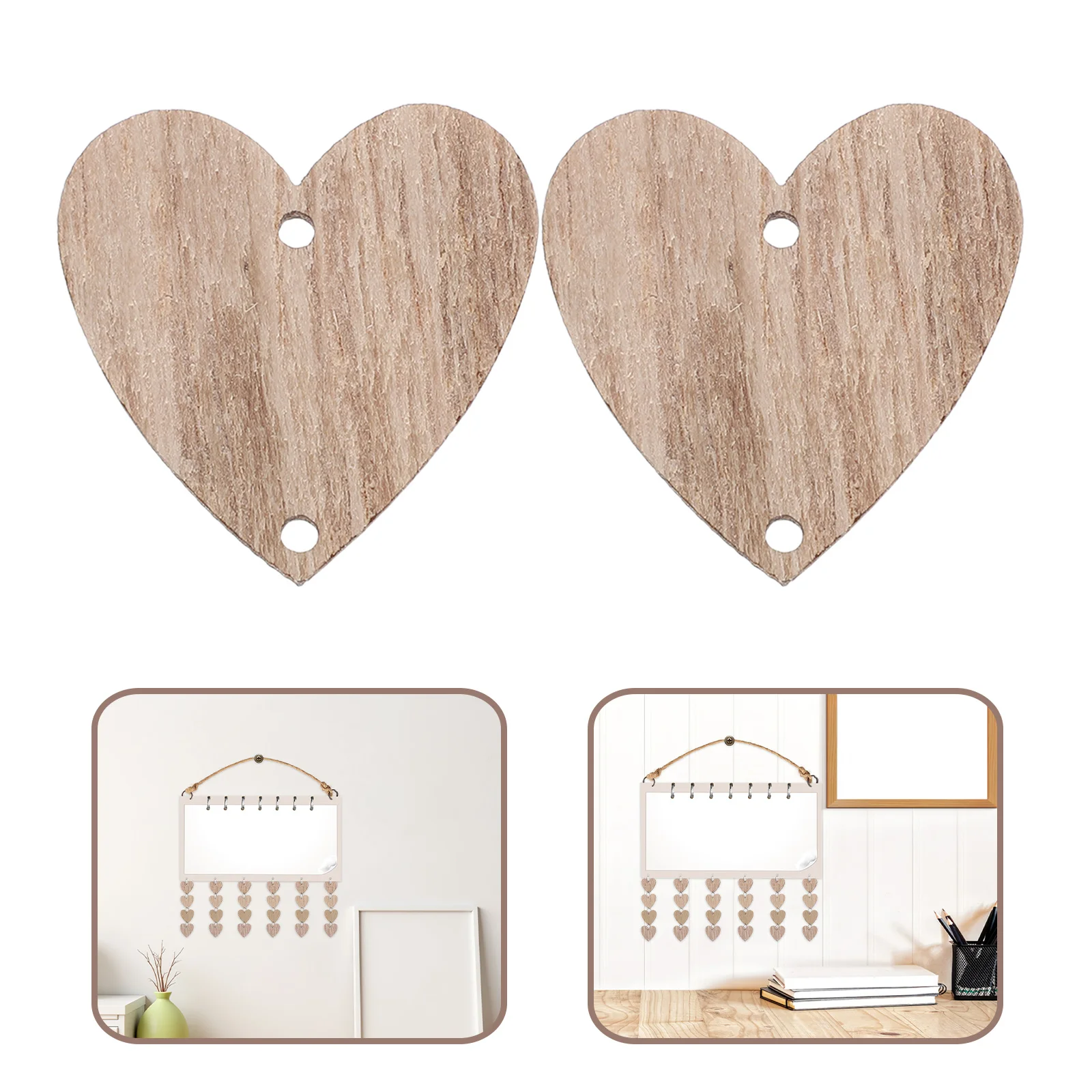 50pcs Wooden Slices With Iron Set Wood Grain Diy Hanging Accessories For Birthday Reminder Plaque Board Home Wall Decoration
50pcs Wooden Slices With Iron Set Wood Grain Diy Hanging Accessories For Birthday Reminder Plaque Board Home Wall Decoration