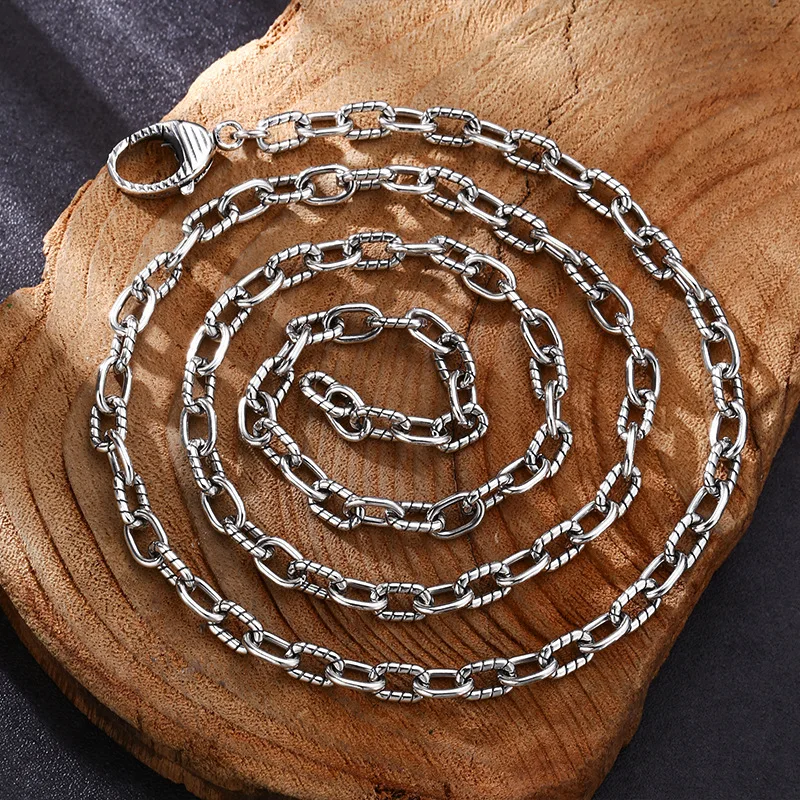 S925 sterling silver necklace stylisheasiest for match ring buckle necklace men and women same style trendystylish jewelry
S925 sterling silver necklace stylisheasiest for match ring buckle necklace men and women same style trendystylish jewelry