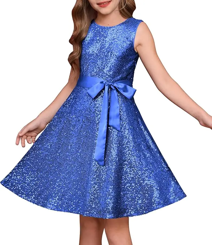 Snvdzo Girls Sequin Sparkly Sleeveless Dress For Wedding Birthday Evening Party Prom Banquet Christmas Dresses 2026
Snvdzo Girls Sequin Sparkly Sleeveless Dress For Wedding Birthday Evening Party Prom Banquet Christmas Dresses 2026