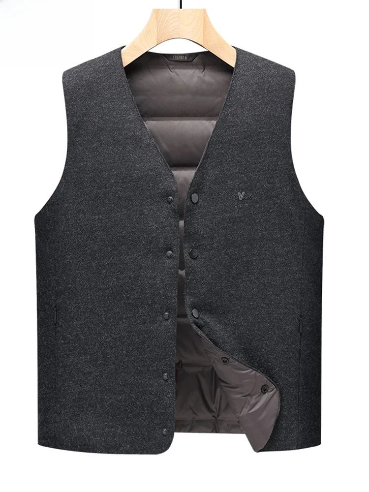Легкий шерстяной жилет для папы среднего возраста и ly, мужской модный теплый жилет с поясом Du, уютная верхняя одежда
Легкий шерстяной жилет для папы среднего возраста и ly, мужской модный теплый жилет с поясом Du, уютная верхняя одежда