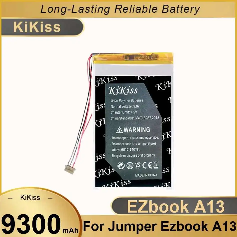 9300mAh Laptop Battery For Jumper Ezbook A13 Tablet PC Laptop Fast Charging High-Capacity
9300mAh Laptop Battery For Jumper Ezbook A13 Tablet PC Laptop Fast Charging High-Capacity