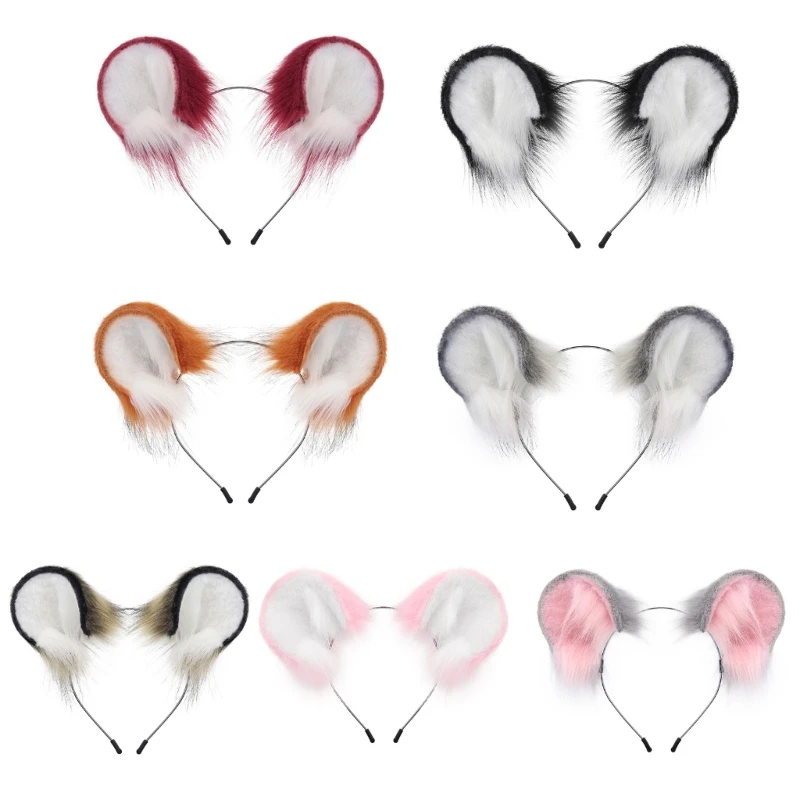 Soft Faux Furs Cosplay Animal Ears Headpiece 3D Realistic Hair Accessory For Costume Parties Photoshoot Event Y08E
Soft Faux Furs Cosplay Animal Ears Headpiece 3D Realistic Hair Accessory For Costume Parties Photoshoot Event Y08E