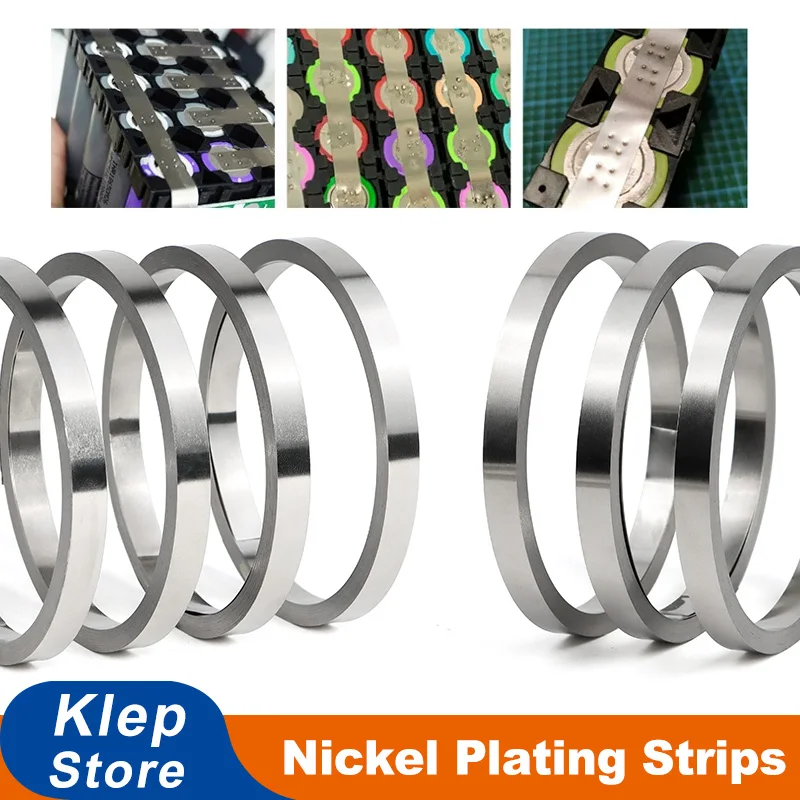 10M Nickel Plating Strips for Li-ion Battery Assembly High Conductivity Connector Accessories Spot Welding Machine Steel Belt
10M Nickel Plating Strips for Li-ion Battery Assembly High Conductivity Connector Accessories Spot Welding Machine Steel Belt