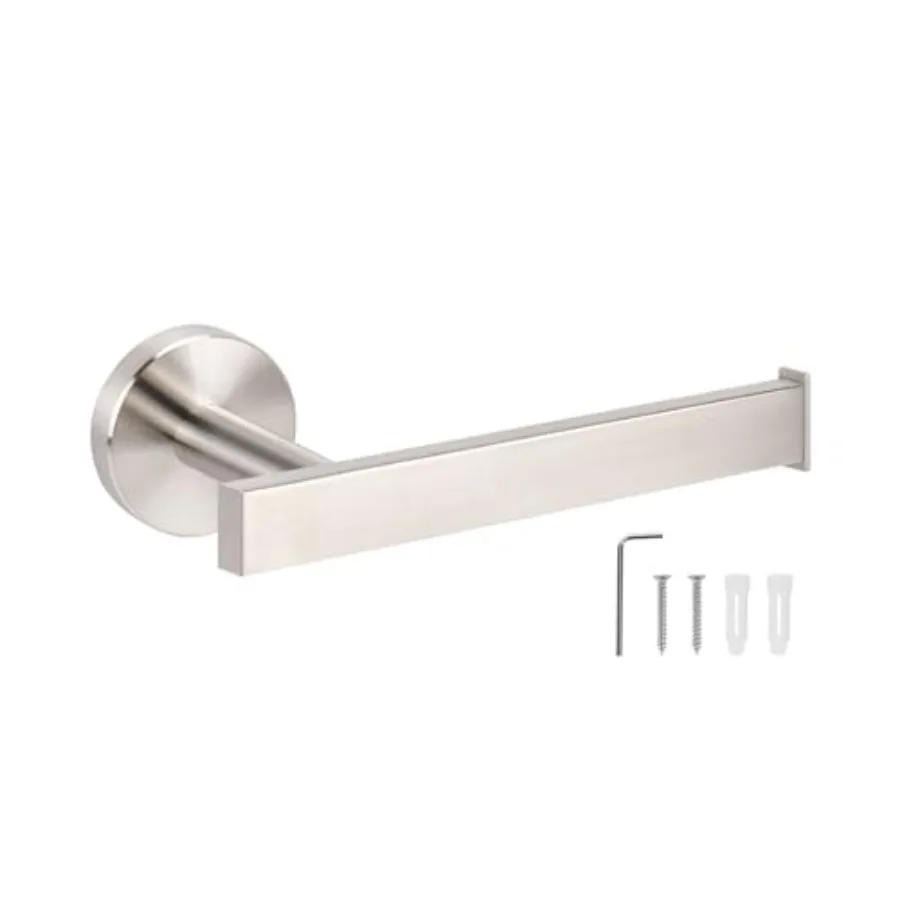 Bath Square Toilet Paper Holder, Premium SUS304 Stainless Steel Rustproof Wall Mounted Toilet Roll Holder for Bathroom, Kitchen
Bath Square Toilet Paper Holder, Premium SUS304 Stainless Steel Rustproof Wall Mounted Toilet Roll Holder for Bathroom, Kitchen