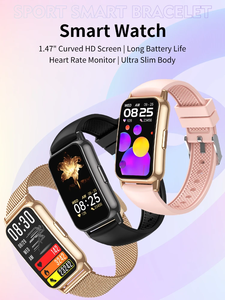 1.47 "curved HD Large Screen Smart Watch 2025 Health Monitor Activity Tracker Multi-function Smartwatch for Android IOS
1.47 "curved HD Large Screen Smart Watch 2025 Health Monitor Activity Tracker Multi-function Smartwatch for Android IOS