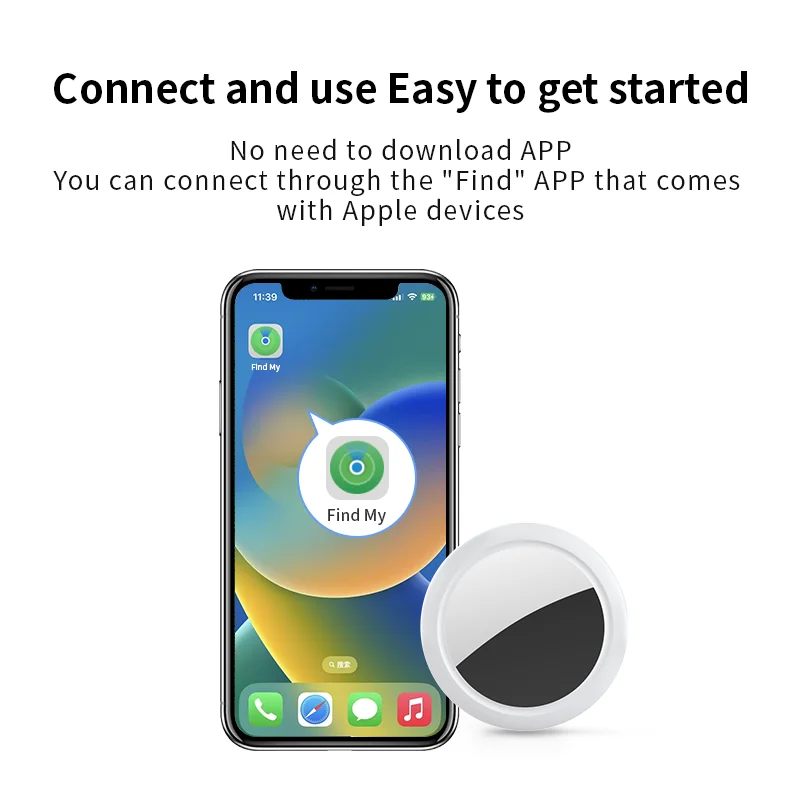 Водонепроницаемый Bluetooth GPS-трекер в стиле Airtag, IPX5, для отслеживания спортивных активностей, поиска устройств, для пожилых людей, детей и домашних животных
Водонепроницаемый Bluetooth GPS-трекер в стиле Airtag, IPX5, для отслеживания спортивных активностей, поиска устройств, для пожилых людей, детей и домашних животных