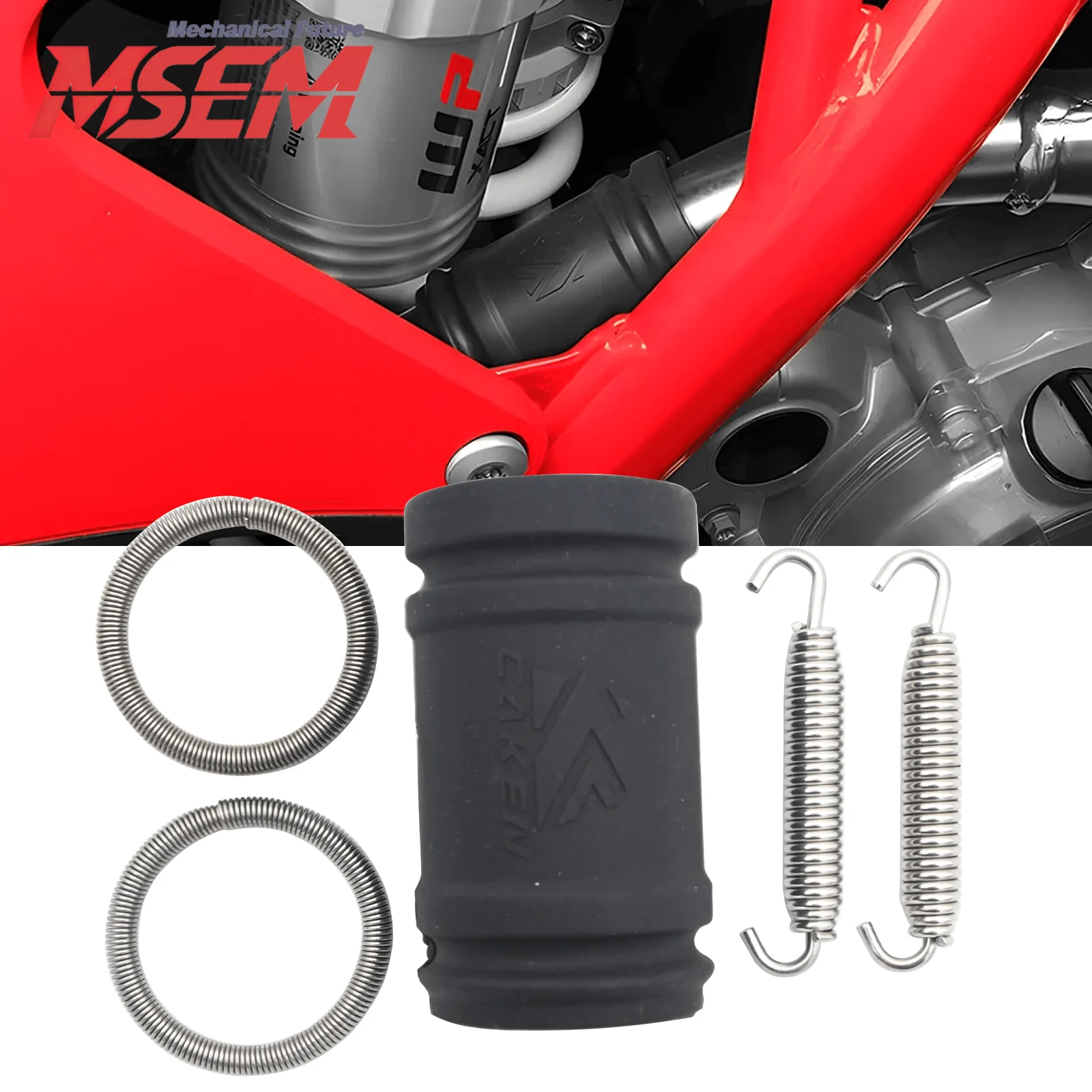 Motocross Exhaust Pipe Tailpipe Seal Ring Spring Exhaust Coupling Kit For KTM SX XC EXC XCW TPI 250 300 2017-2023
Motocross Exhaust Pipe Tailpipe Seal Ring Spring Exhaust Coupling Kit For KTM SX XC EXC XCW TPI 250 300 2017-2023
